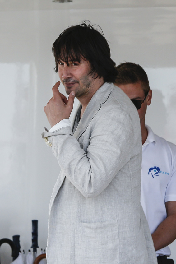 Picture Keanu Reeves Al Festival Di Cannes 9 Cannes 2013 Keanu Reeves Irriconoscibile 