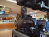 Un busto decorativo di Batman 