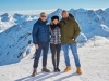 Daniel Craig, Lea Seydoux e Dave Bautista sul set di SPECTRE