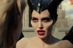 Elle Fanning is Aurora and Angelina Jolie is Maleficent in Disney’s MALEFICENT:   MISTRESS OF EVIL.