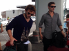 Sam Claflin e Max Irons a Fiumicino