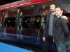 18. Hugh Jackman e James McAvoy durante l\'evento dell\'X-Men Train