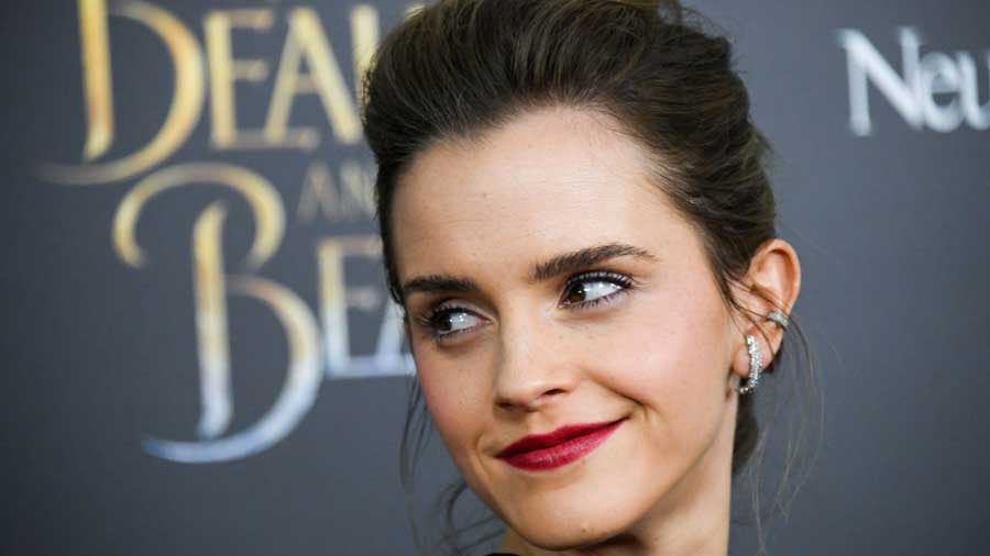 Emma Watson alla première de La Bella e la Bestia