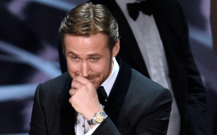 Ryan Gosling sul palco degli 89esimi Academy Awards