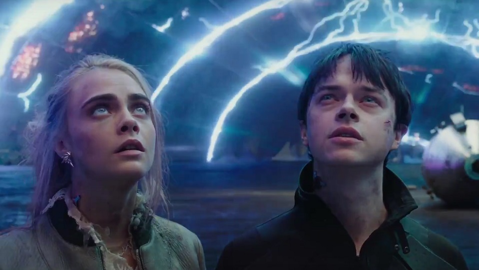 I protagonisti di Valerian e la città dei mille pianeti