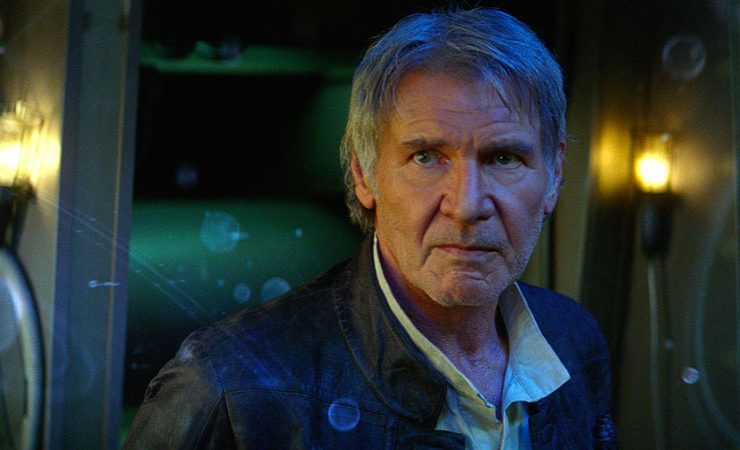 Harrison Ford in Star Wars: Il Risveglio della Forza