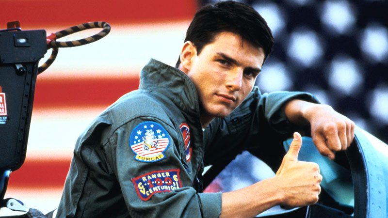 Tom Cruise in Top Gun