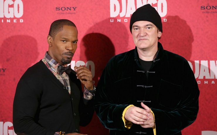 Quentin Tarantino e Jamie Foxx