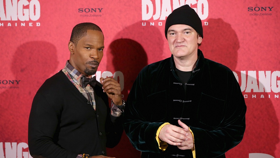 Quentin Tarantino e Jamie Foxx