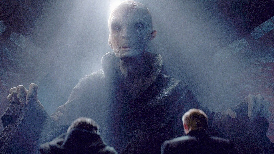 Il Leader Supremo Snoke di Star Wars