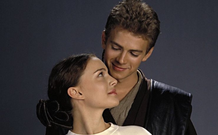 Padmé e Anakin in Star Wars: La vendetta dei Sith