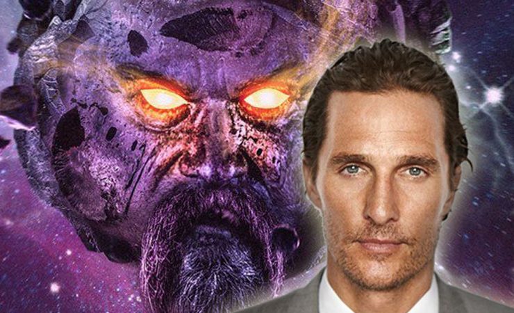 Matthew McConaughey nei panni di Ego Il pianeta vivente