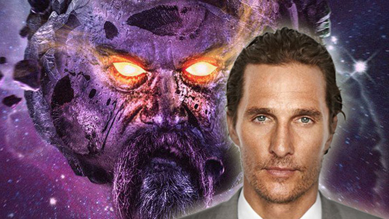 Matthew McConaughey nei panni di Ego Il pianeta vivente