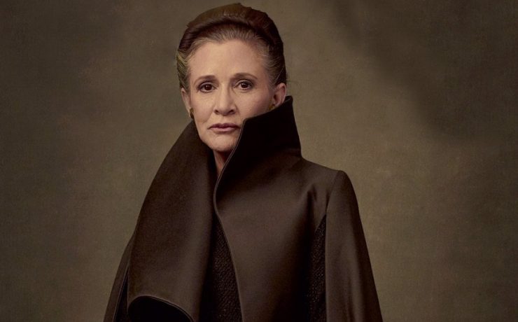 Carrie Fisher in Star Wars: Gli ultimi Jedi