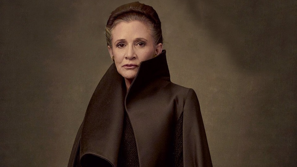 Carrie Fisher in Star Wars: Gli ultimi Jedi