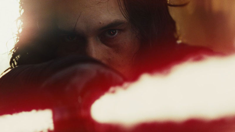 Kylo Ren in Star Wars: Gli Ultimi Jedi