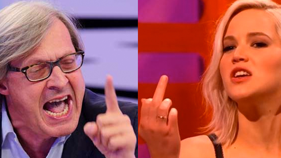 Sgarbi contro Jennifer Lawrence