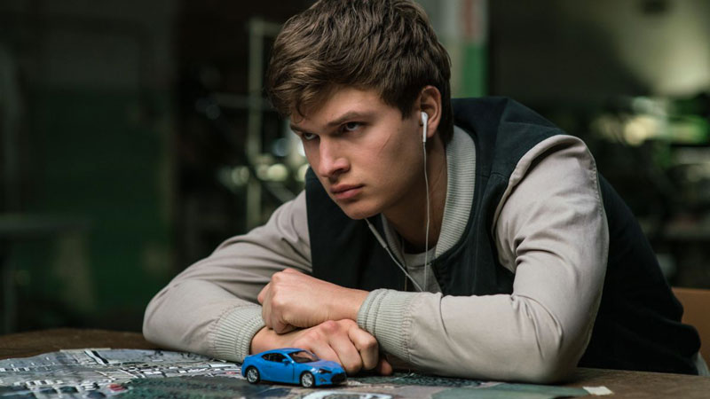 Ansel Esgort in Baby Driver - Il genio della fuga