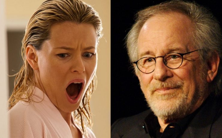 Elizabeth Banks e Steven Spielberg