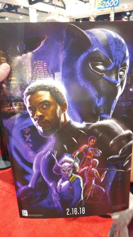 Black Panter Poster SDCC