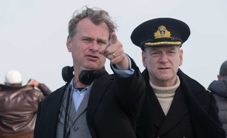 Christopher Nolan sul set di Dunkirk