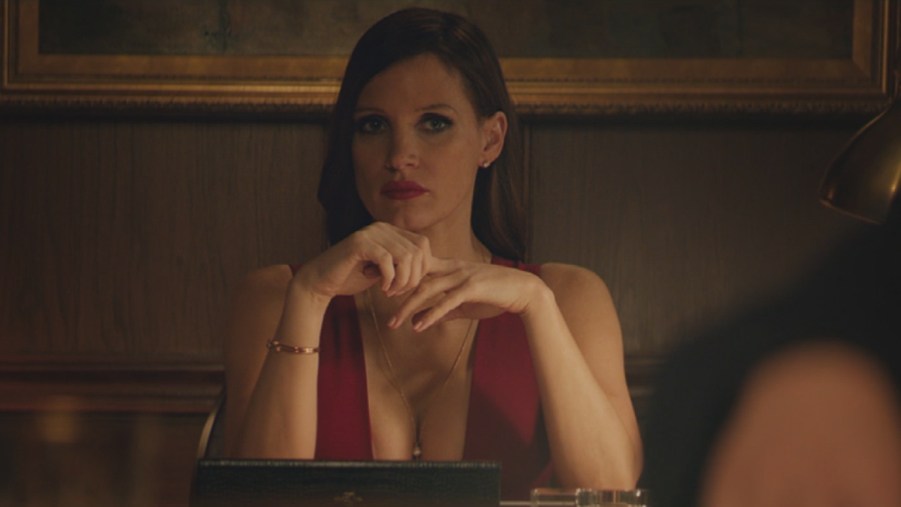 Jessica Chastain in Molly's Game