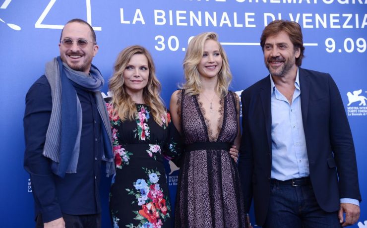 Madre! photocall a Venezia del film di Aronofsky