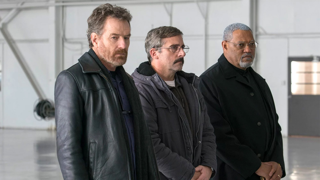 Last Flag Flying di Richard Linklater: il trio Cranston, Carell, Fishburne