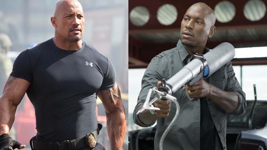 The Rock e Tyrese Gibson / Fast & Furious