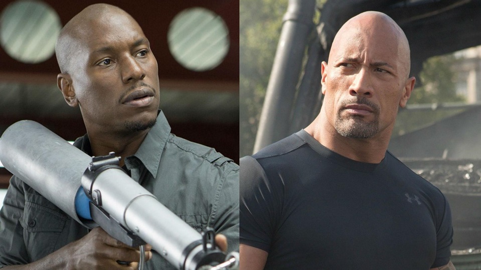 Tyrese Gibson contro The Rock