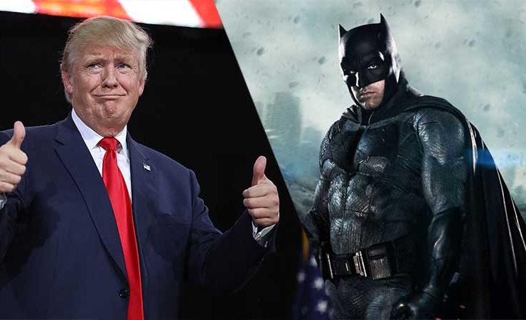 Donald Trump appoggia il Batman di Ben Affleck in Justice League