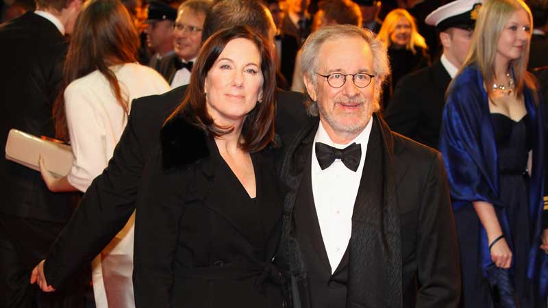 Steven Spielberg e Kathleen Kennedy