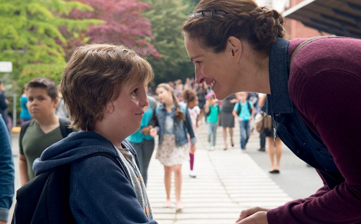 Julia Roberts e Jacob Trambley in Wonder