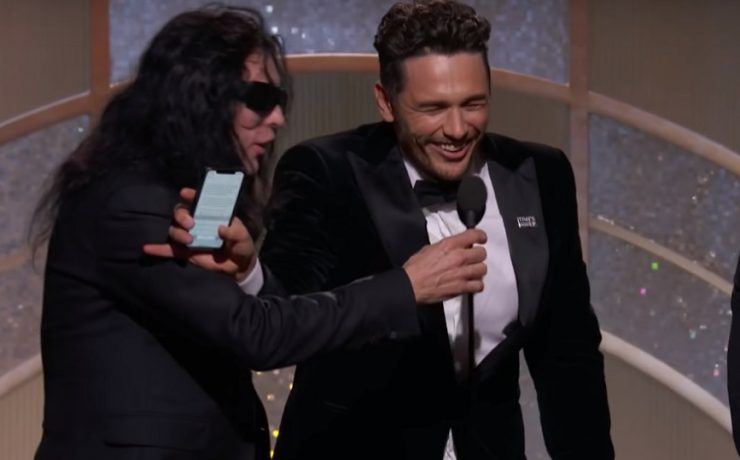 James Franco ai Golden Globes 2018