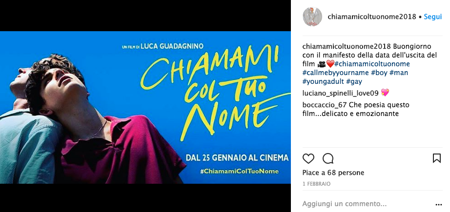 Chiamami col tuo nome film