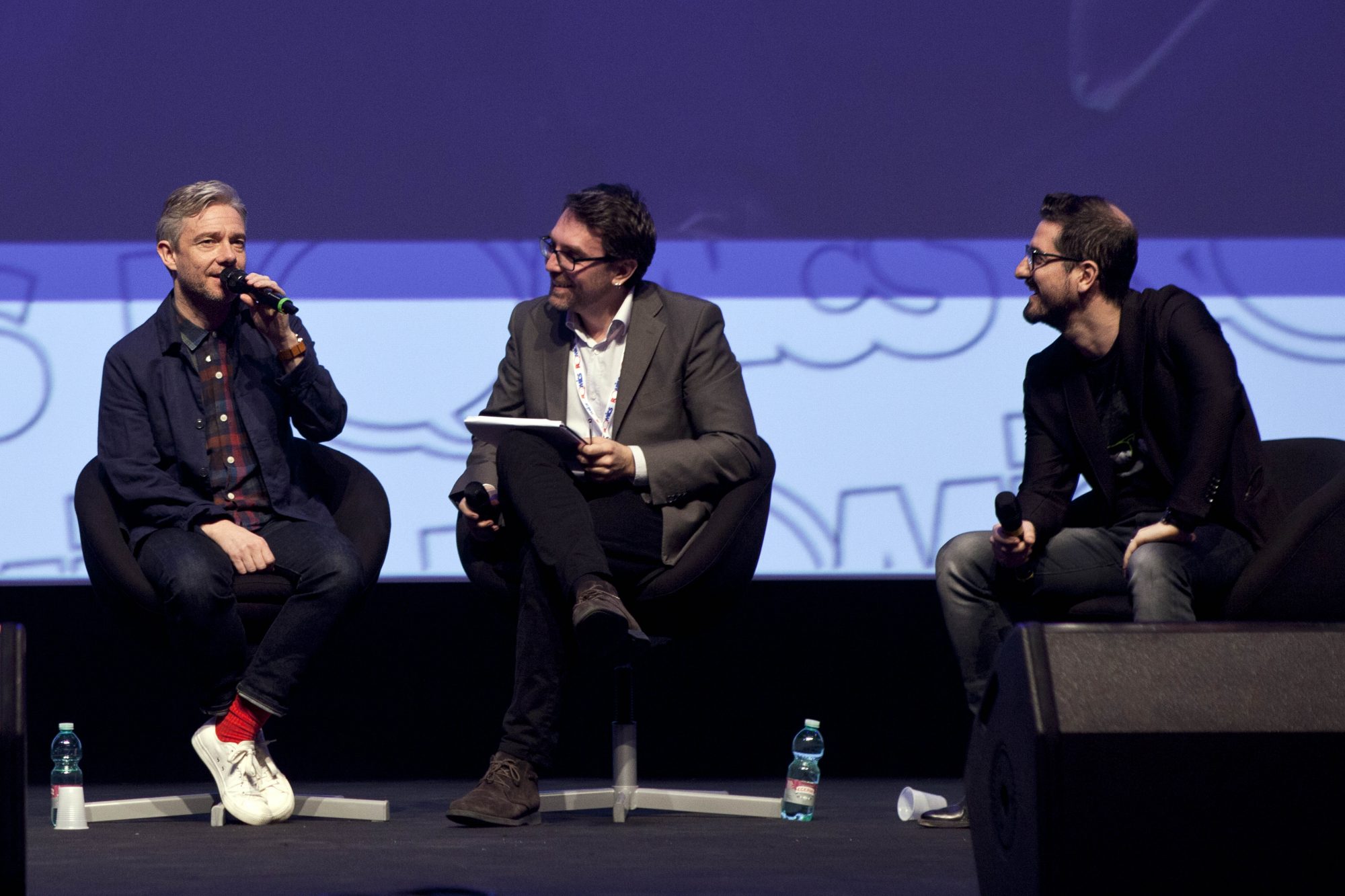 Martin Freeman al panel del Romics 2018