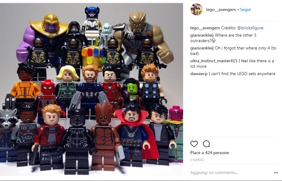 lego avengers infinity war sets