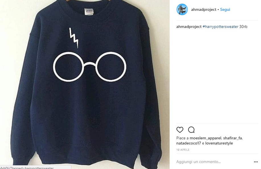 Felpa Harry Potter