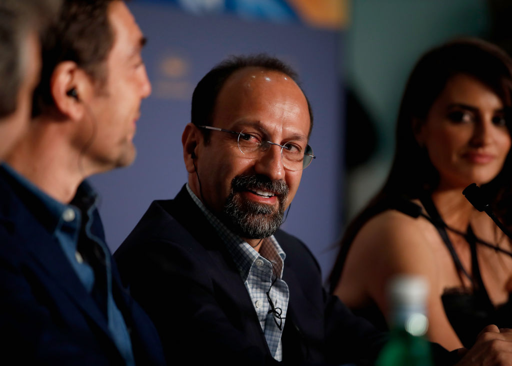 Farhadi in conferenza stampa a Cannes 2018