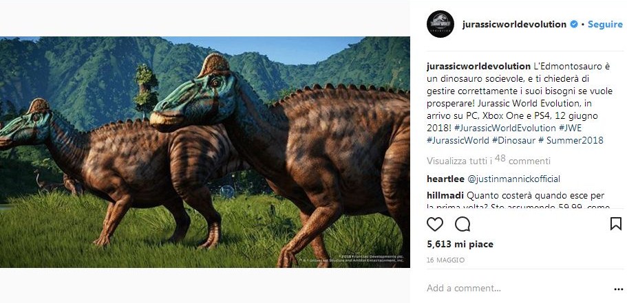 Jurassic World Evolution