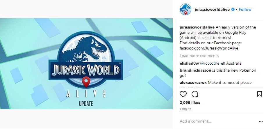 Jurassic World Alive