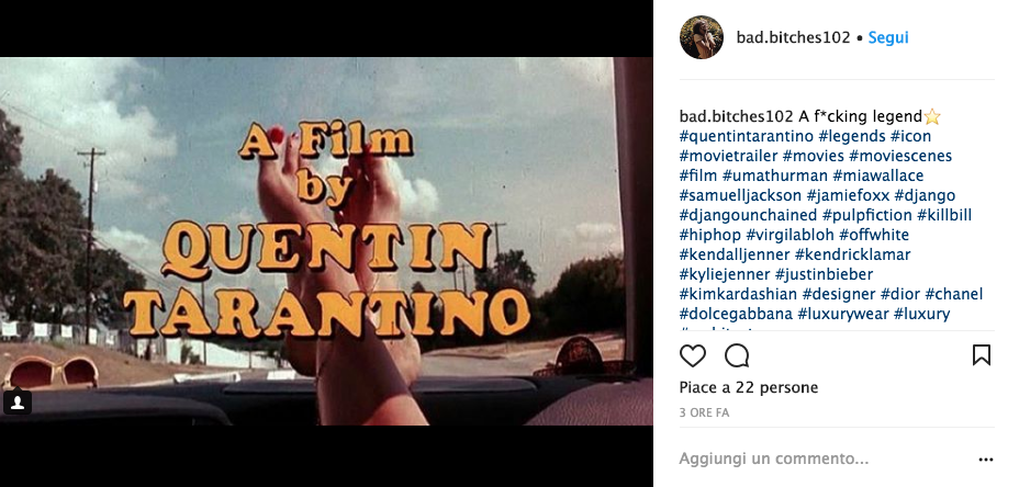 Quentin Tarantino feticismo