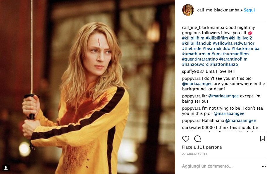 Uma Thurman Quentin Tarantino