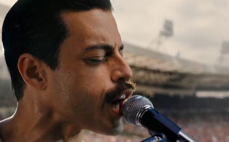 Rami Malek in Bohemian Rhapsody