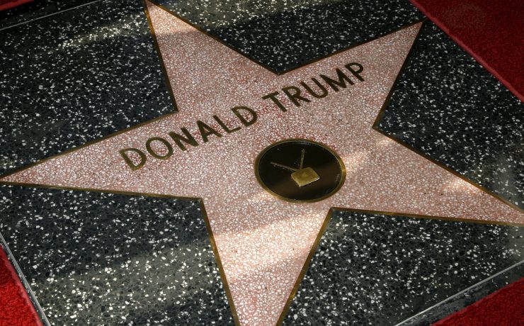 La stella di Donald Trump sulla Walk of Fame