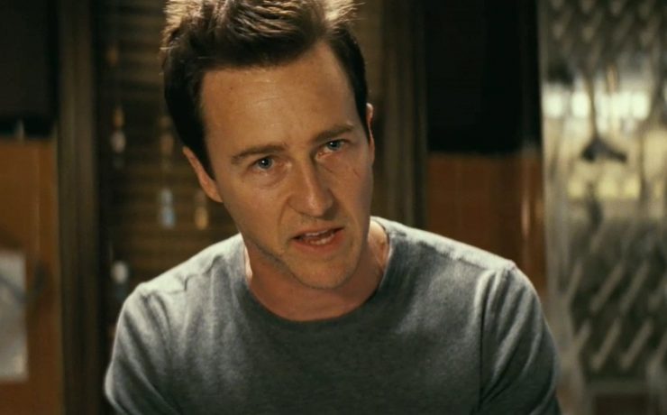 Edward Norton in L'incredibile Hulk della Marvel