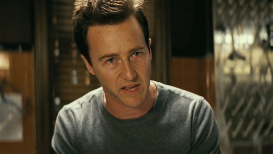 Edward Norton in L'incredibile Hulk della Marvel