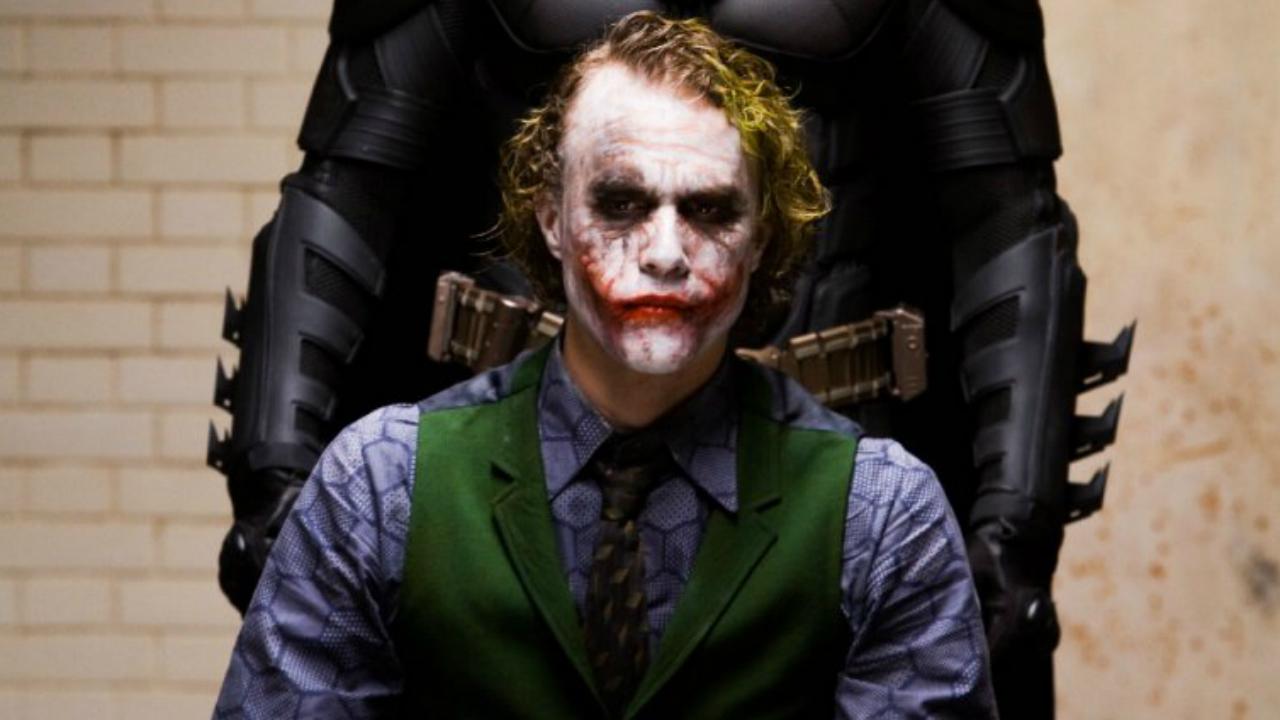 Il Joker di Heath Ledger ne Il cavaliere oscuro di Nolan