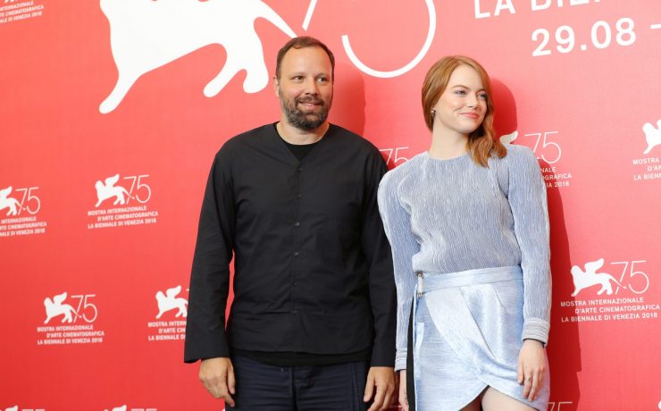 Yorgos Lanthimos e Emma Stone presentano The Favourite a Venezia 75