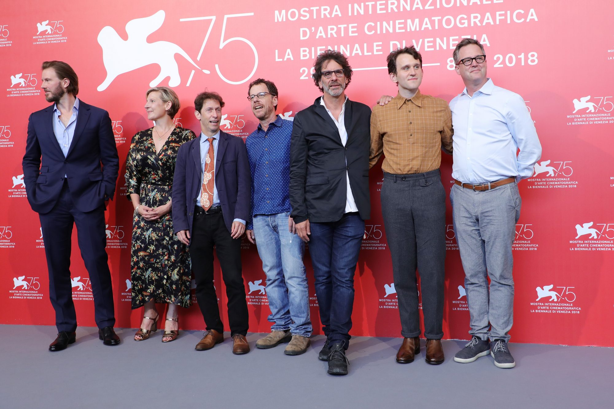 Joel & Ethan Coen a Venezia 75 insieme al cast di The Ballad of Buster Scruggs